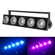3 in 1 5x30W Blinder Lights Beam Wash Strobe Matrix RGB LED DMX Stage Light Effect Bar DJ Party