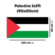 【Joymall】Palestine National Flag Bendera Negara Palestin Palestine