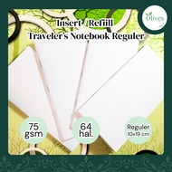 Papelle Refill Traveler's Notebook Insert | Refill Regular Size Traveler's Journal Insert/