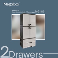 Megabox MG-186 Wardrobe Cabinet With 2 Drawers