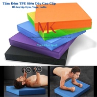 Thick TPE Mattress, Good Elasticity, Anti-Slip. Multifunctional Exercise Cushion, Gym, Yoga, Plank