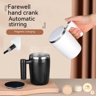 400ml Self Stirring Mug Rechargeable Auto Magnetic Coffee Mug with Stir Bar Stainless Steel Stirring