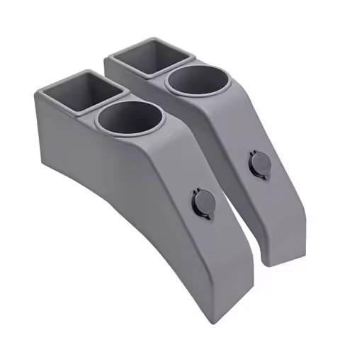 Rear Seat Console Gap Organizer With USB Charger For Toyota Land Cruiser 70 79 Series HZJ70 HZJ79 LC