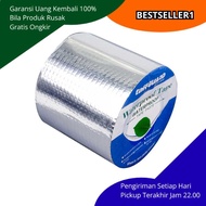 Butyl Aluminum Foil Duct Tape Anti-Leak Waterproof 0.8mm - Strong Adhesive, Thick, Durable, Waterpro