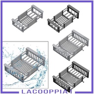 [Lacooppia1] over The Sink Dish Drying Rack Stainless Steel Dish Drainer for Utenil Pans