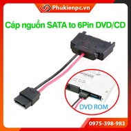 SATA to 6Pin power cable CD, DVD SATA optical drive. Installing CD-ROM Laptop DVD drives for PCs and