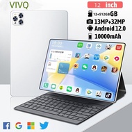 Tablet PC Asal Jenama Baru VIVQ X19 PRO 12GB+512GB Tablet Android 12 Inci Skrin Penuh WiFi 4G/5G Tablet Permainan Dwi SIM untuk Pelajar