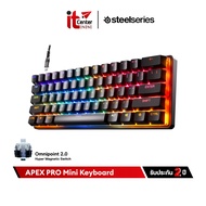 SteelSeries Apex Pro Mini Wireless Optical Gaming Keyboard คีบอร์ดเกมมิ่งไร้สาย ออปติคอล ขนาดเล็ก 60