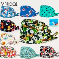 【100%-original】 Pet Shop Cap Health Service Cap Clinic Work Cap Hospital Scrubs Hat Scrubs Cap Nursing Cap Cap