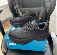 HOKA ONE ONE BONDI 8 低幫跑步鞋黑色