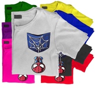Spiderman Baju Cotton Budak Kemeja Boy Girl T Shirt Fashion Tee Unisex Kanak Anime Viral Cloth Kid