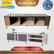 (Siap Pasang) Tv Cabinet 4ft/Tv Cabinet 5ft/Low Tv Cabinet