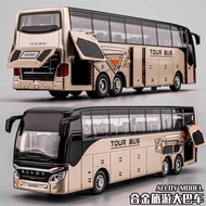 Bus Toy Alloy Simulation Tourism Bus Bus Model Boy Bus Bus Toy Car
