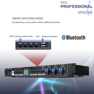Paulkitson FX12 Karaoke Pre-Effects KTV Professional Digital Audio Echo Effect Processor DSP Audio Processor With Bluetooth USB-*&amp;-