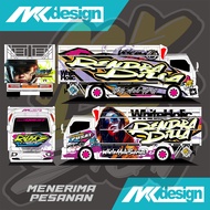 Stiker Printing Decal Full Body Truk Giga Canter Dutro Bisa Request