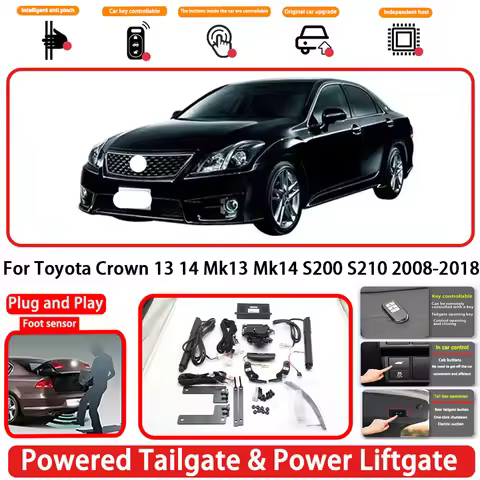 for Toyota Crown 13 14 Mk13 Mk14 S200 S210 2008-2018 OEM Plug and Play Auto Powered Tailgate Power L