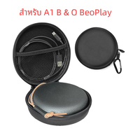 กระเป๋าเคสพกพาสำหรับ B &amp; O BeoPlay A1 Bang &amp; Olufsen BeoPlay กระเป๋าใส่ของเก็บของแบบพกพาป้องกันพร้อมอุปกรณ์เสริมคาราไบเนอร์