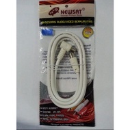 Promo Kabel Jack Tv Ke Jack Tv 15 Meter NEWSAT Kabel Antena Ke Tv Kabel Jack Antena Ke Tv