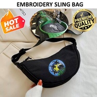 EMBROIDERY SULAM F/A 18D HORNET MALAYSIA uniqlo Canvas Crossbody Shoulder Bag Tote bag Sling Bag