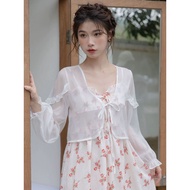 Women's New Chiffon Sun Protection Cardigan - Lightweight, Perfect for Layering Over Dresses wdwt3.2