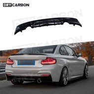 On sale PP Car Rear Bumper Lip Spoiler Diffuser for BMW 2 Series F22 M Sport 2014-2017 Rear Diffuser