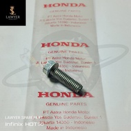 Original Honda Supra X 125 FI Blade WIN Cylinder Head Block Bolt | FlangeBolt 63.520