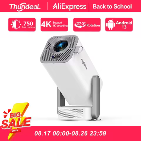 ThundeaL Full HD Projector TD80 Pro 1080P 2K 4K TD80Pro TD80W Upgrade WIFI Android Mini Beam Project