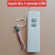 Combo 1 mạch thu sóng RF 433MHz Điều Khiển Tắt Mở Led Mini 3.6V 5V 12V 24V+ Tay Remote 433MHz (tặng