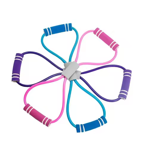 Bandas resistencia con espuma Deporte en casa Yoga Accesorios fitness Cuerda tracción goma Entrenami