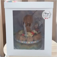 20x20x30/20x20x25 tall cake box/ tart cake box birthday cake box/tower cake