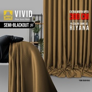 PYFF CURTAIN | {pg.5} VIVID plain semi blackout modern curtain, langsir semi blackout, langsir tingk