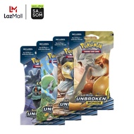 Pokemon Sun & Moon Unbroken Bonds Sleeved Booster Pack (Random Art Package) (EN) | ของแท้ ตรวจสอบโดย