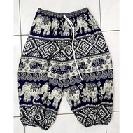 READY STOCK:Batik Plus Size Unisex Women Men elephant pattern Pant2/Batik Seluar corak gajah Kain Se