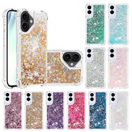 Luxury Love Heart Liquid Glitter Case For iPhone 13 Pro Max 12 Mini iPod Touch 7 6 5 Quicksand Clear