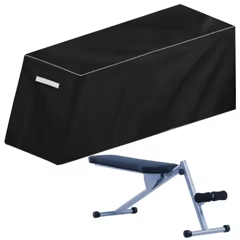 Workout Bench Cover Sit Up Board Dust Cover 210D Oxford Fabric Weightlifting Bench Outdoor Waterproo