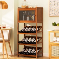 Red Wine Shelf Shelf Shelf Household Small Wine Cabinet Wine Lattice Bar Display Rack Put Wine Decor