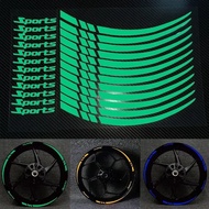 18-21 Inch Motorcycle Wheel Rim Stripe Wheel Decal Tape Sticker Sport Wheel Decals Road Bike Reflect