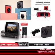 70mai A400 A500s Dashcam Pro Plus+ Built-in GPS Car Recorder 1944P Dual Record Night Vision ADAS Par