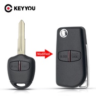 KEYYOU Modified 433MHz 2/3 Buttons ID46 Car Remote Control Key For Mitsubishi L200 Shogun Pajero Grandis ASX Triton MIT1