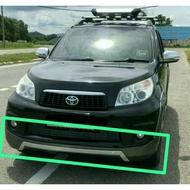 toyota rush face lift bumper skirt