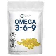 Microingredients Omega 3 6 9 Asli isi 300 Microingredients Omega 3-6-9