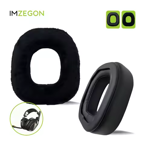 IMZEGON Replacement Earpads Headband for Astro A40 A40TR A50 Headphones Ear Cushion Sleeve Cover Ear