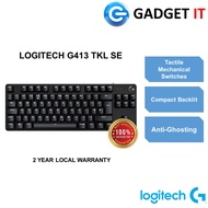 LOGITECH G413 TKL SE MECHANICAL GAMING KEYBOARD (TACTILE MECHANICAL SWITCHES,COMPACT BACKLIT,ANTI-GH