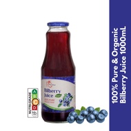 【PomeFresh】Bilberry Juice 1000mL | 100% PURE ORGANIC | NEVER FROM CONCENTRATE