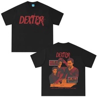 Dexter Morgan T-Shirt From Tv Play Men Women Casual Cotton Short Sleeve Oversized Vintage Fashion