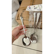 SERVICE SPOON GANOM 911 / THICK VEGETABLE SPOON / THICK STAINLESS SOUP SPOON