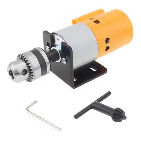 12V/24V 775 DC Motor Drill Chuck B10 / B12 / JT0 Chuck DIY Table Bench Drill Mounting Bracket Connec