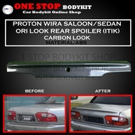 PROTON WIRA SALOON SEDAN OE SPOILER ITIK FULL FITING /HIGH QUALITY PRODUCT (UNPAINT/WITH PAINT-PIANO