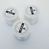 Amber with support headband, traditional round rubber band, flat rubber band