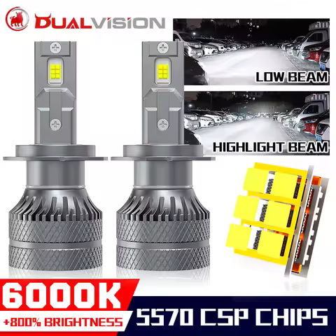 H4 LED Headlights Canbus No Error K5C H7 H11 H8 9005 9006 9012 HB3 HB4 9012 HIR2 H9 Car Lights 5570 